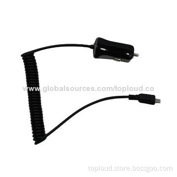 Wired Mini Car Charger, 5V/1A